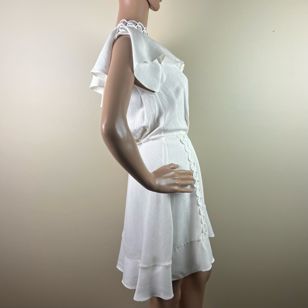 NEW IRO IVORY ONE-SHOULDER MINI DRESS - Picture 5 of 9